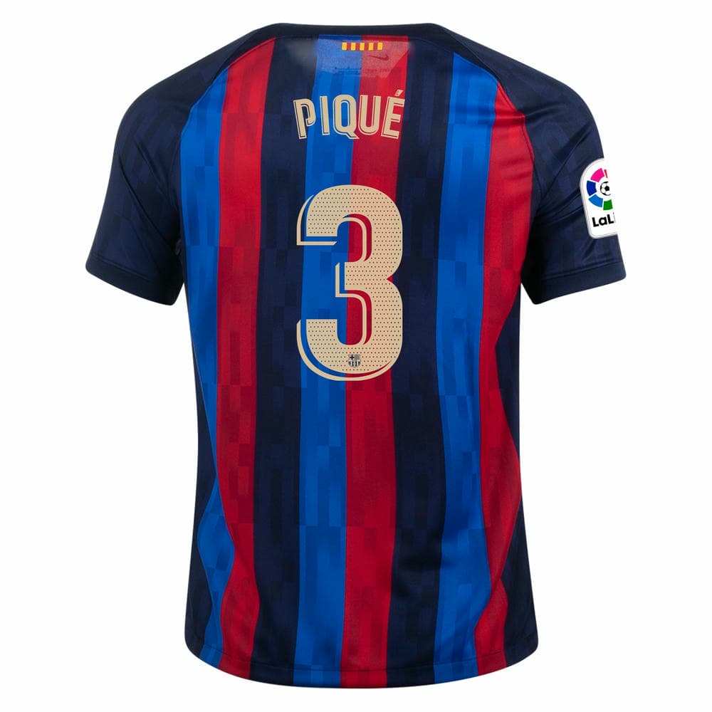 pique ジェラール・ピケ バルセロナ 22/23 シーズン ホームユニフォーム - Image 1
